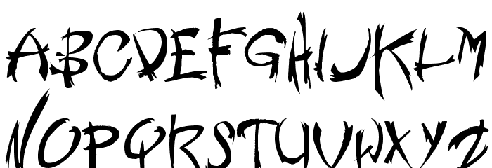Nemesis Shareware Font LOWERCASE