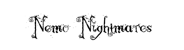 Nemo Nightmares Font