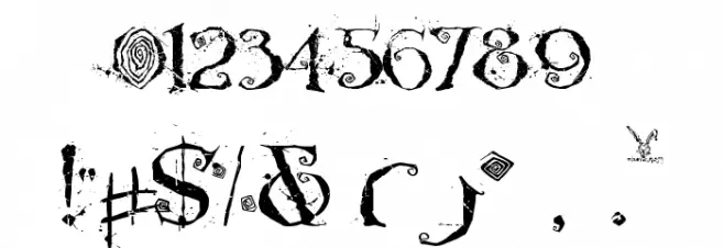 Nemo Nightmares Font OTHER CHARS