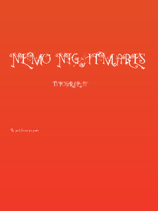 Nemo Nightmares Poster