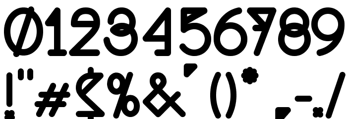 Nemoy-Bold Font OTHER CHARS