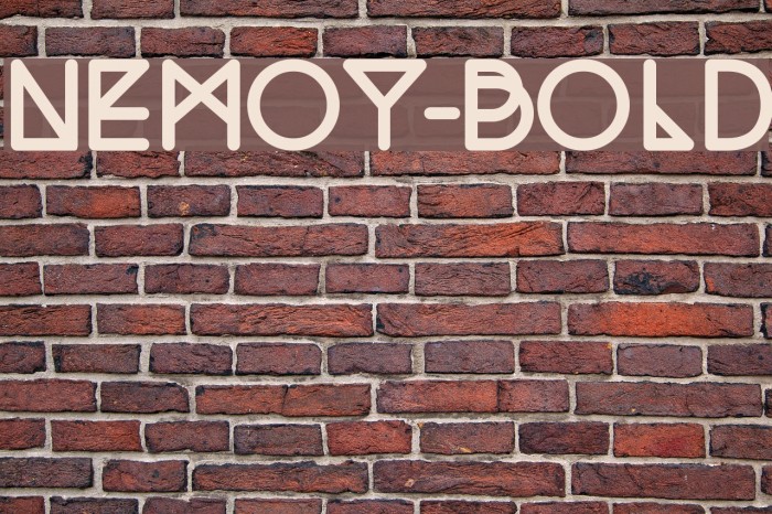 Nemoy-Bold Font examples