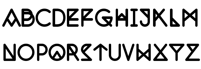Nemoy-Bold Font LOWERCASE