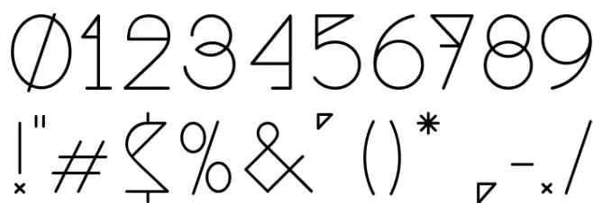 Nemoy Light Font OTHER CHARS