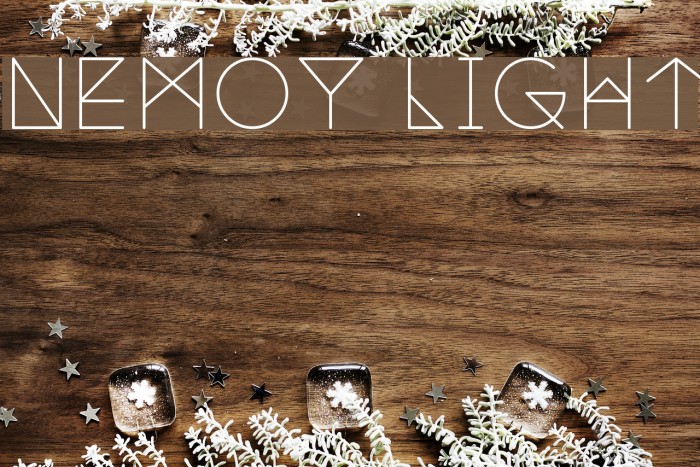 Nemoy Light Font examples