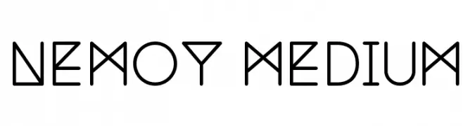 Nemoy Medium  Frei Schriftart Herunterladen