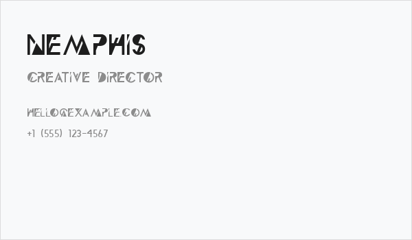 Nemphis Business Card