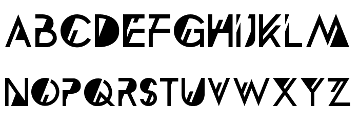 Nemphis Font LOWERCASE