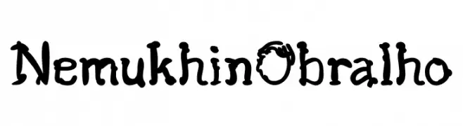 Nemukhin Obralho  Frei Schriftart Herunterladen