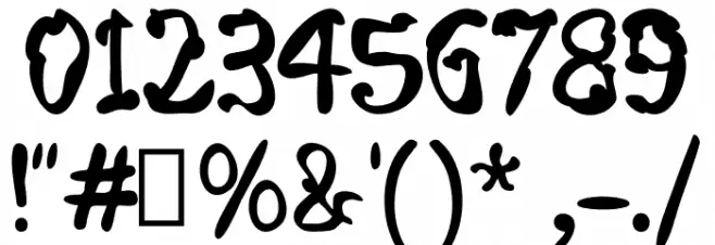 Nemukhin Obralho Font OTHER CHARS