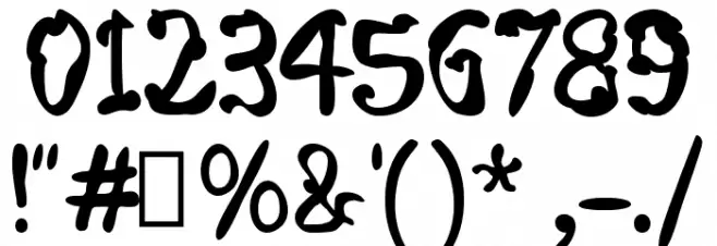 Nemukhin Obralho Font OTHER CHARS