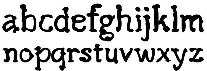 Nemukhin Obralho Font LOWERCASE