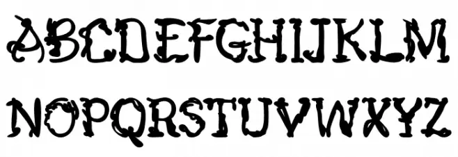 Nemukhin Obralho Schriftart Groß