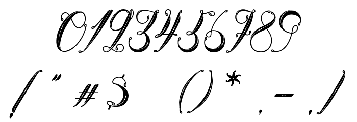 NenupharofVenus Font OTHER CHARS