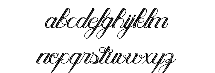 NenupharofVenus Font LOWERCASE