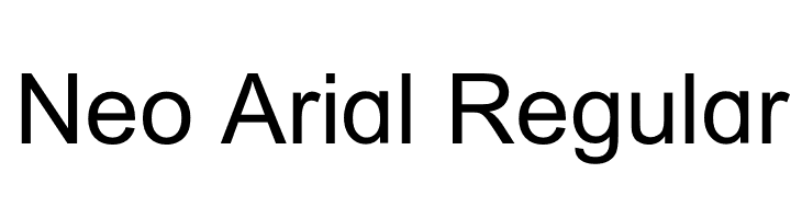Neo Arial Regular  Fuentes Gratis Descargar
