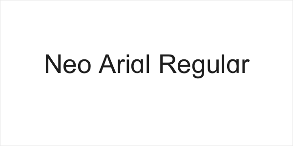 Neo Arial Regular Logo