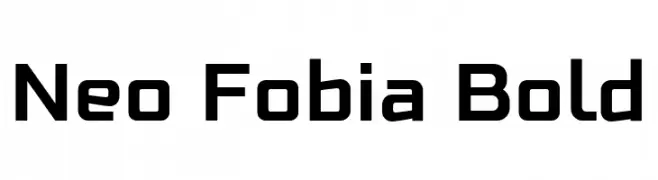 Neo Fobia Bold  les polices de caractères gratuit tlcharger
