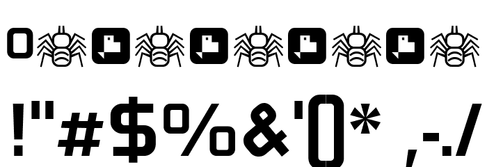 Neo Fobia Bold Font OTHER CHARS