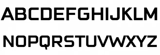 Neo Fobia Bold 字体 大写