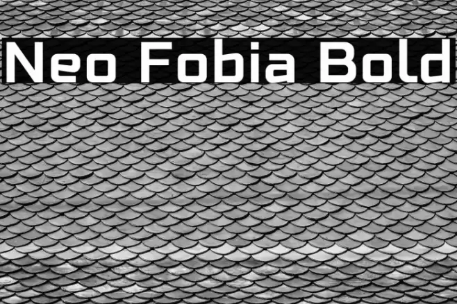 Neo Fobia Bold Fonte examples