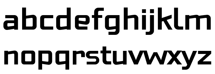 Neo Fobia Bold Font LOWERCASE