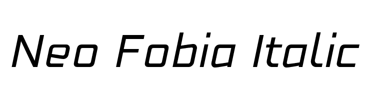 Neo Fobia Italic Font