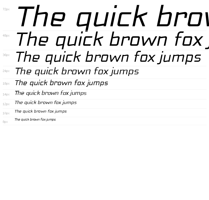 Neo Fobia Italic Waterfall