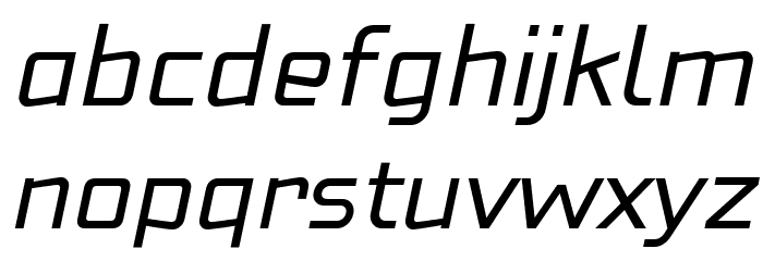 Neo Fobia Italic Font LOWERCASE