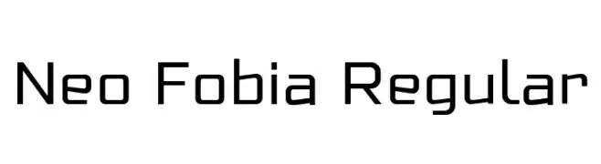 Neo Fobia Regular  Fuentes Gratis Descargar