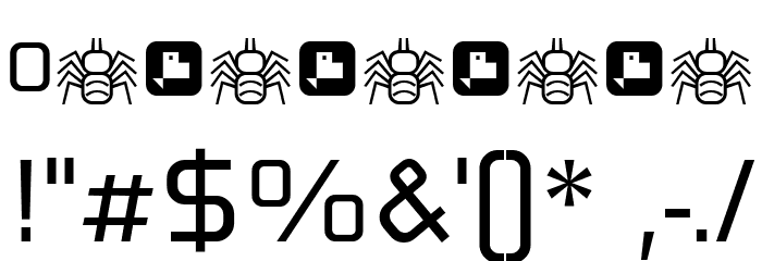 Neo Fobia Regular Font OTHER CHARS