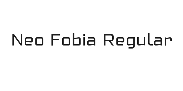 Neo Fobia Regular Logo