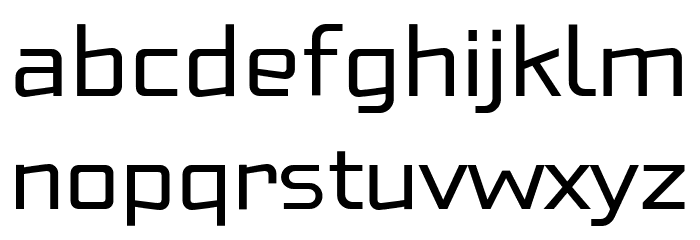 Neo Fobia Regular Font LOWERCASE