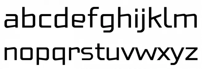 Neo Fobia Regular Font Litere mici