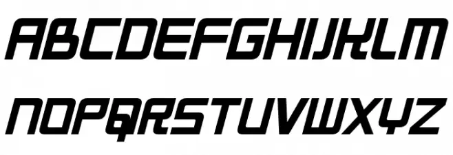 Neo Gen Bold Italic Polices MAJUSCULES