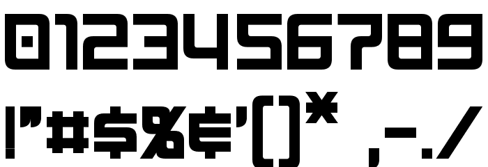 Neo Gen Bold Font OTHER CHARS