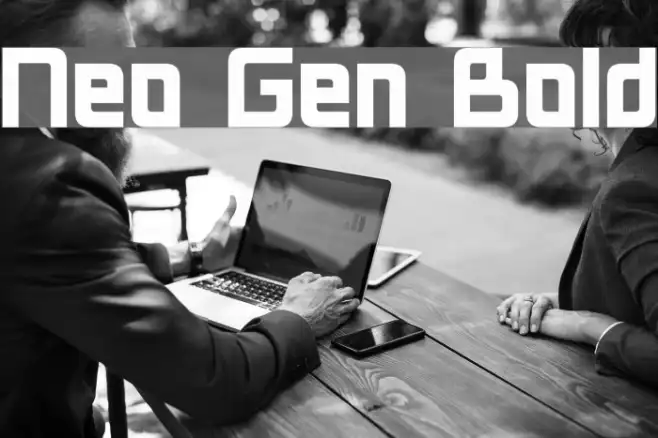Neo Gen Bold Example 1