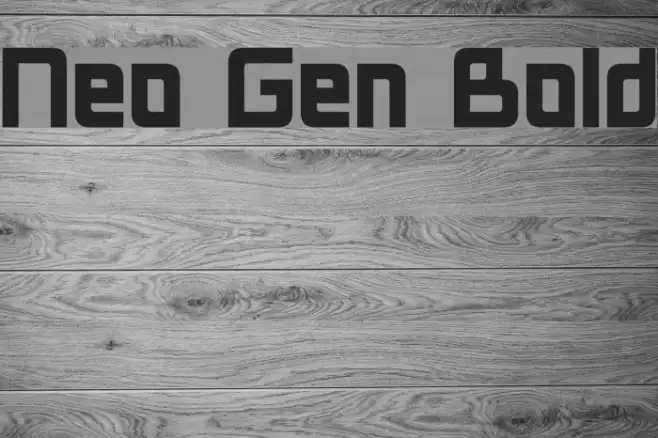 Neo Gen Bold Example 2