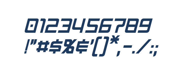 Neo Gen Italic Other Characters