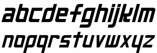 Neo Gen Italic Fuentes MINÚSCULAS