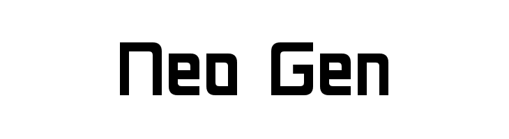 Neo Gen Font