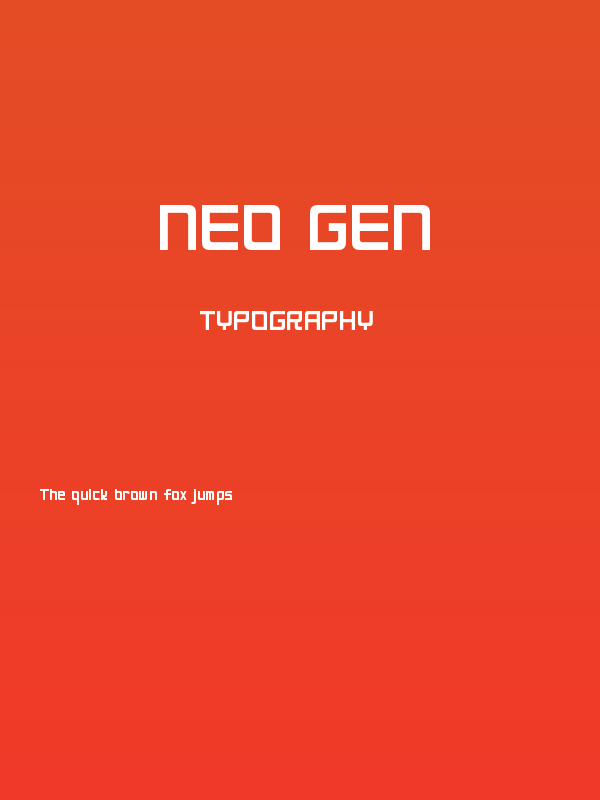 Neo Gen Poster