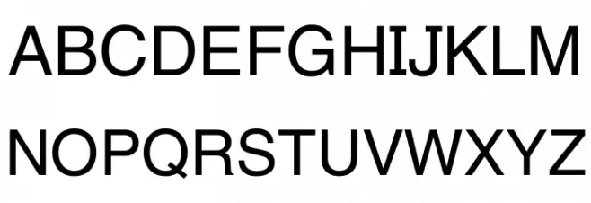 Neo Helvetica Regular Polices MAJUSCULES