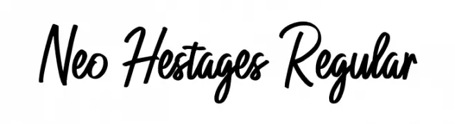 Neo Hestages Regular  Free Fonts Download