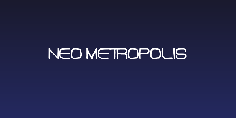 Neo Metropolis Social Header