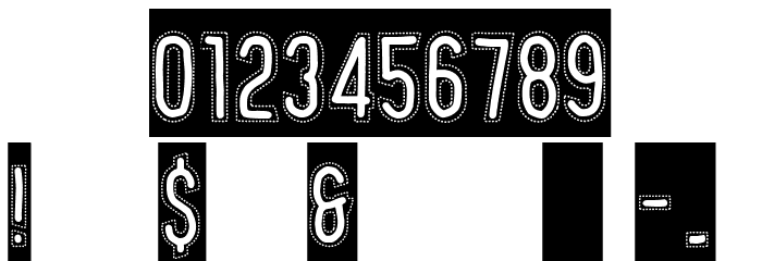 Neo-Nacimiento Font OTHER CHARS