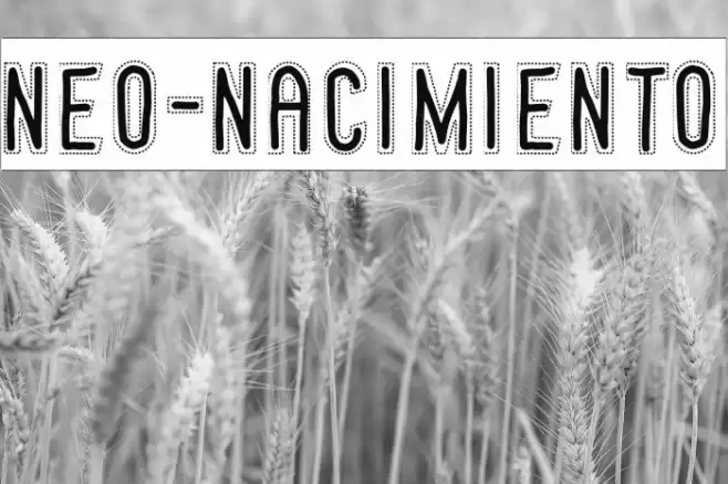 Neo-Nacimiento 字体 examples