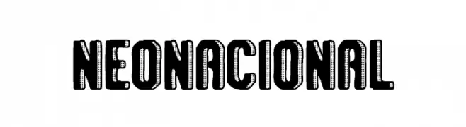 Neo Nacional  font caratteri gratis
