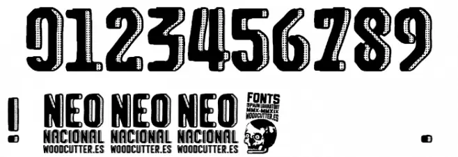 Neo Nacional Caratteri ALTRI CARATTERI