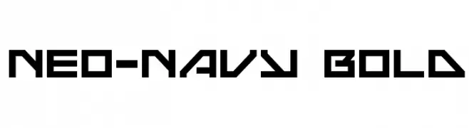 Neo-Navy Bold  les polices de caractères gratuit tlcharger